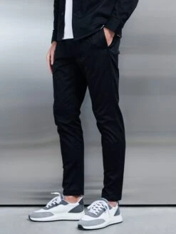 Cotton Tailored Trouser In Black