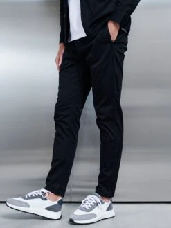 Cotton Tailored Trouser In Black -Cheap Shirts Shop 3RDSEPTEMBERDROP3896