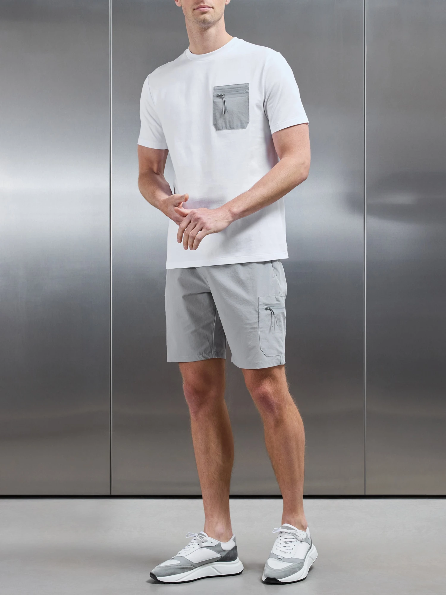 Active Cargo Short In Mid Grey 4 Active Cargo Short In Mid Grey - Image 2