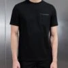 Active Cargo Pocket T-Shirt In Black 1 Active Cargo Pocket T-Shirt In Black -Cheap Shirts Shop ACTIVE CARGO POCKET TSHIRT BLACK 3704