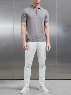 Mid Weight Tailored Chino Trouser In Off White -Cheap Shirts Shop BRUSHED TAILORED CHINO TROUSER IN OFF WHITE 0946 7f09a141 0980 4a8f 95a7 ffc6be57d052