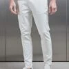 Mid Weight Tailored Chino Trouser In Off White -Cheap Shirts Shop BRUSHED TAILORED CHINO TROUSER IN OFF WHITE 0954