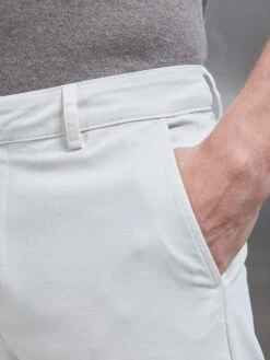 Mid Weight Tailored Chino Trouser In Off White -Cheap Shirts Shop BRUSHED TAILORED CHINO TROUSER IN OFF WHITE 0968 5b2e7197 ba06 4faa af89 38213084f9fb