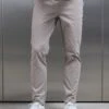 Mid Weight Tailored Chino Trouser In Taupe -Cheap Shirts Shop BRUSHED TAILORED CHINO TROUSER IN TAUPE 0051