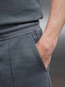 Cavour Textured Short In Grey -Cheap Shirts Shop CAVOUR SHORTS IN GREY 4267