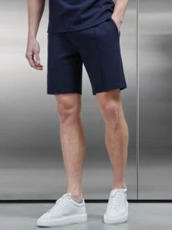 Cavour Textured Short In Navy