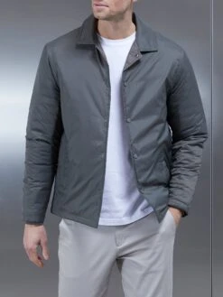 Coach Jacket In Olive -Cheap Shirts Shop COACHJACKETS SAGE33307