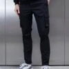Cotton Cargo Pant In Black -Cheap Shirts Shop COTTONCARGOTROUSER BLACK 1141