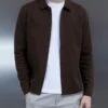 Cotton Jersey Overshirt In Brown -Cheap Shirts Shop COTTONJERSEYOVERSHIRTINBROWN4495 4804d38a 873a 4a7a 93d2 1eea930e53fa