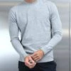 Cotton Knitted Crew Neck Sweatshirt In Marl Grey 2 Cotton Knitted Crew Neck Sweatshirt In Marl Grey -Cheap Shirts Shop COTTONKNITTEDCREWNECKSWEASHIRTINMARLGREY51943