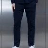 Cotton Twill Trouser In Navy
