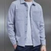 Cotton Jersey Overshirt In Marl Grey 2 Cotton Jersey Overshirt In Marl Grey -Cheap Shirts Shop COTTON JERSEY OVERSHIRT IN MARL GREY 6032