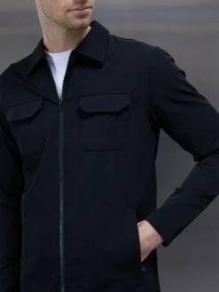 Cargo Jacket In Black -Cheap Shirts Shop CargoJacketinBlack3670