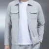 Cargo Jacket In Stone -Cheap Shirts Shop CargoJacketinStone3589