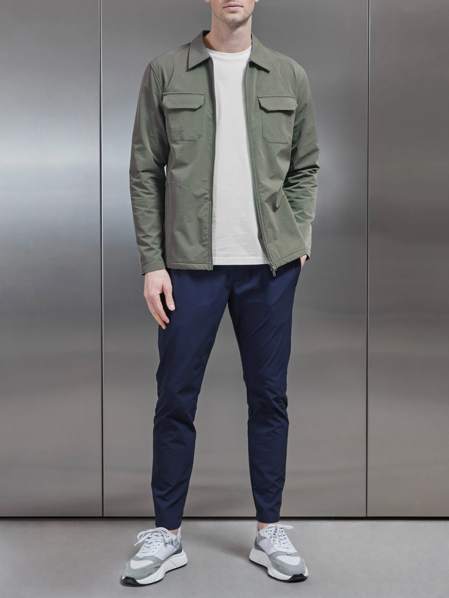 Cargo Jacket In Dark Olive 4 Cargo Jacket In Dark Olive - Image 2