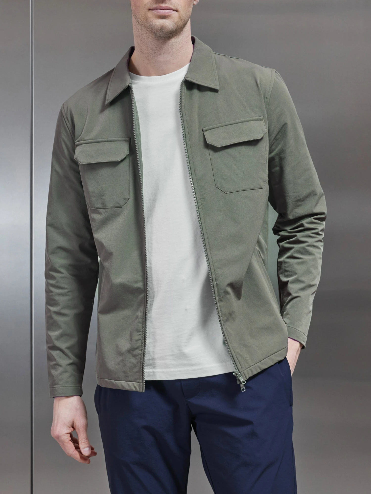 Cargo Jacket In Dark Olive 3 Cargo Jacket In Dark Olive