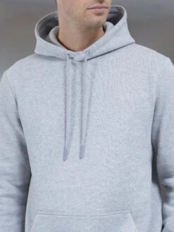 Essential Hoodie In Marl Grey 11 Essential Hoodie In Marl Grey -Cheap Shirts Shop ESSENTIALHOODIE MARLGREY 0693