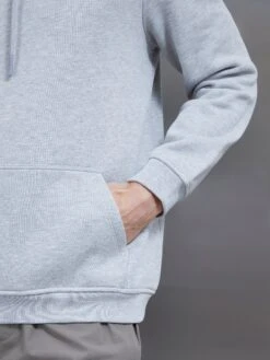 Essential Hoodie In Marl Grey 10 Essential Hoodie In Marl Grey -Cheap Shirts Shop ESSENTIALHOODIE MARLGREY 0694