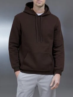 Essential Hoodie In Brown