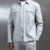 Essential Overshirt In Stone