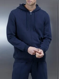 Essential Zip Through Hoodie In Navy 9 Essential Zip Through Hoodie In Navy -Cheap Shirts Shop ESSENTIALZIPTHROUGHHOODIEINNAVY3263