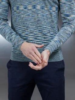 Egyptian Cotton Space Dye Long Sleeve Polo In Sage -Cheap Shirts Shop EgyptianCottonSpaceDyeLongSleevePolo Sage ARNE 105421927