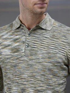 Egyptian Cotton Space Dye Long Sleeve Polo In Olive 8 Egyptian Cotton Space Dye Long Sleeve Polo In Olive -Cheap Shirts Shop EgyptianCottonSpaceDyeLongSleevePoloinOlive3553