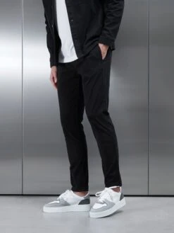 Garment Dye Cotton Trouser In Black -Cheap Shirts Shop GARMENTDYE BLACK 1102