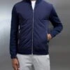 Hybrid Knitted Jacket In Navy 2 Hybrid Knitted Jacket In Navy -Cheap Shirts Shop HYBRIDKNITTEDJACKET NAVY 1539
