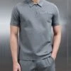 Hybrid Cargo Zip Polo Shirt In Grey -Cheap Shirts Shop HYBRID CARGO POLO SHIRT IN GREY 19