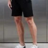 Interlock Relaxed Fit Short In Black -Cheap Shirts Shop INTERLOCK RELAXED FIT SHORT IN BLACK 1169