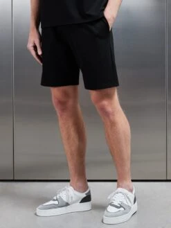 Interlock Relaxed Fit Short In Black