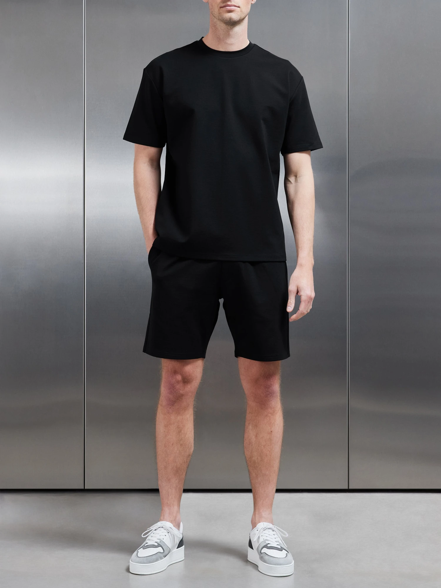 Interlock Relaxed Fit T-Shirt In Black 4 Interlock Relaxed Fit T-Shirt In Black - Image 2