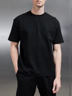 Interlock Relaxed Fit T-Shirt In Black