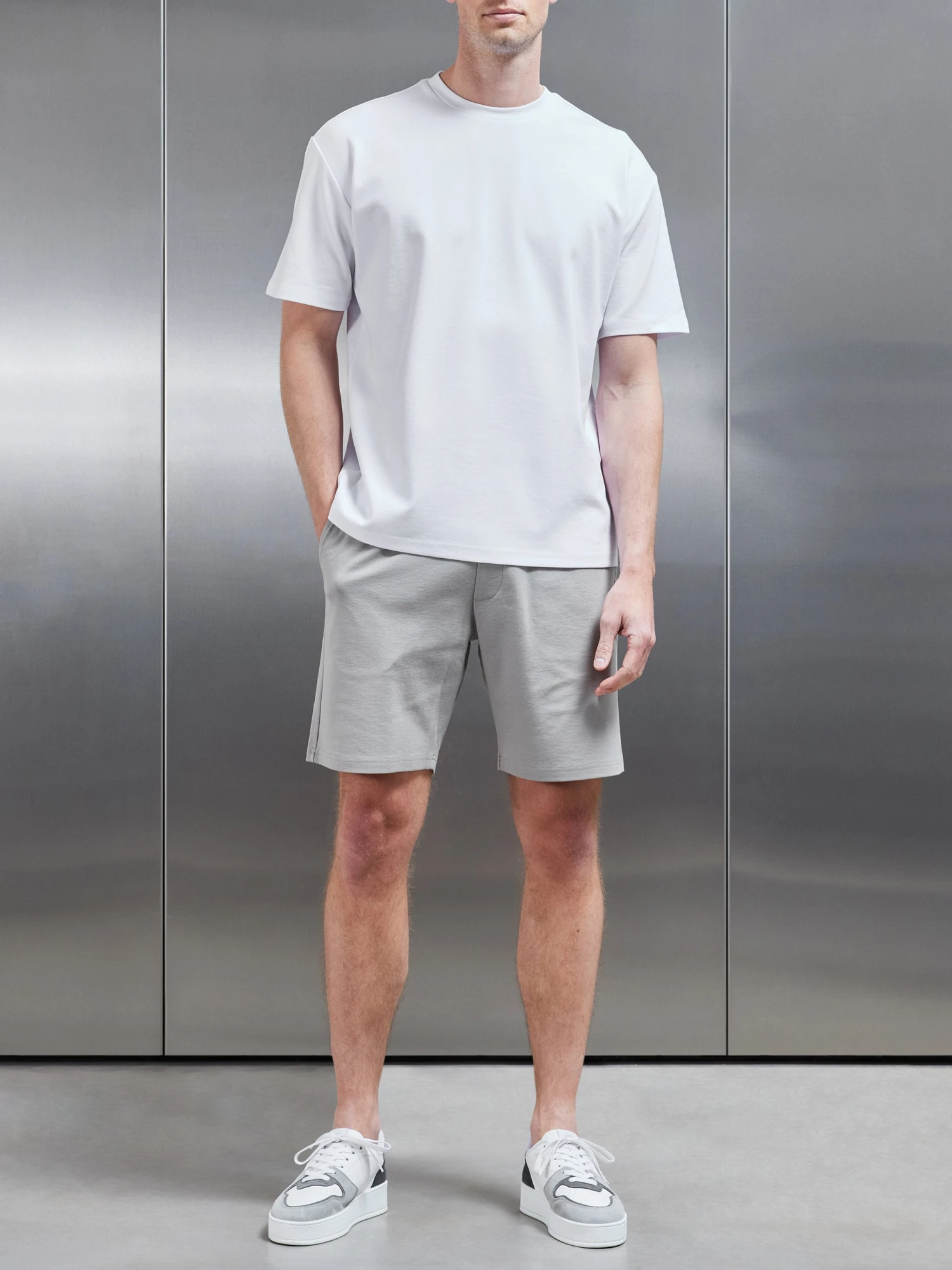 Interlock Relaxed Fit T-Shirt In White 4 Interlock Relaxed Fit T-Shirt In White - Image 2