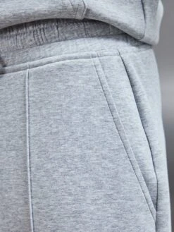 Interlock Jersey Short In Marl Grey -Cheap Shirts Shop INTERLOCK SHORT IN MARL GREY 0457