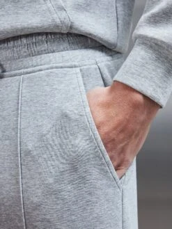 Interlock Jersey Short In Marl Grey -Cheap Shirts Shop INTERLOCK SHORT IN MARL GREY 0461