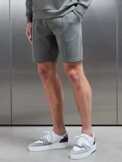 Interlock Jersey Short In Sage -Cheap Shirts Shop INTERLOCK SHORT IN SAGE 0480