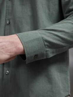 Linen Long Sleeve Cutaway Collar Shirt In Sage -Cheap Shirts Shop LINEN LONG SLEEVE CUTAWAY COLLAR SHIRT IN SAGE 1316 bf08ca39 d843 4c49 b5c3 f835fc254143