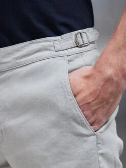 Linen Tailored Trouser In Stone -Cheap Shirts Shop LINEN TAILORED SHORT IN STONE 1369 202235c0 344e 4345 ae77 aef75a225acb