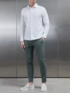 Linen Tailored Trouser In Sage 6 Linen Tailored Trouser In Sage -Cheap Shirts Shop LINEN TAILORED TROUSER IN SAGE 1439