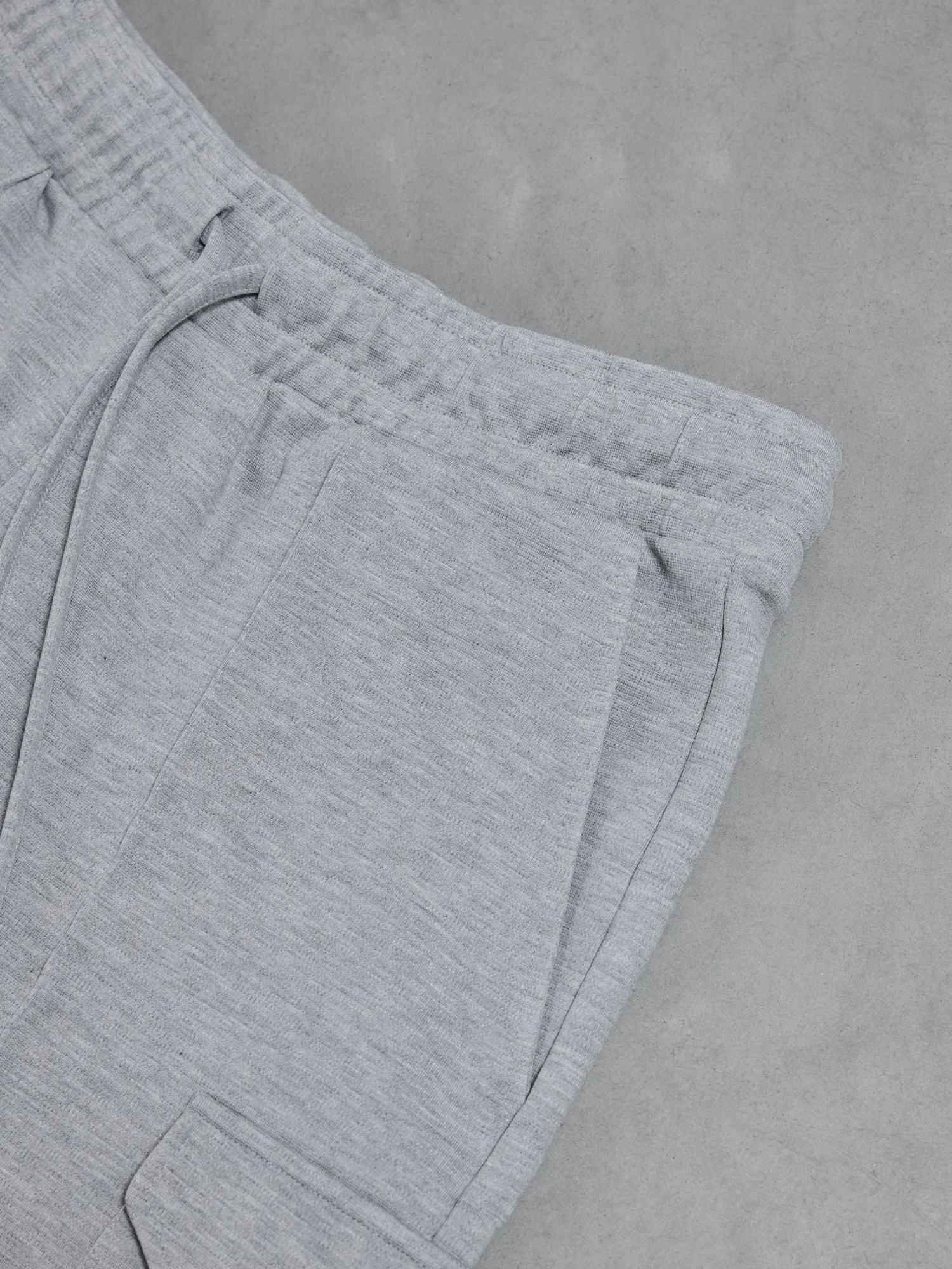 Luxe Cargo Short In Marl Grey 6 Luxe Cargo Short In Marl Grey - Image 4