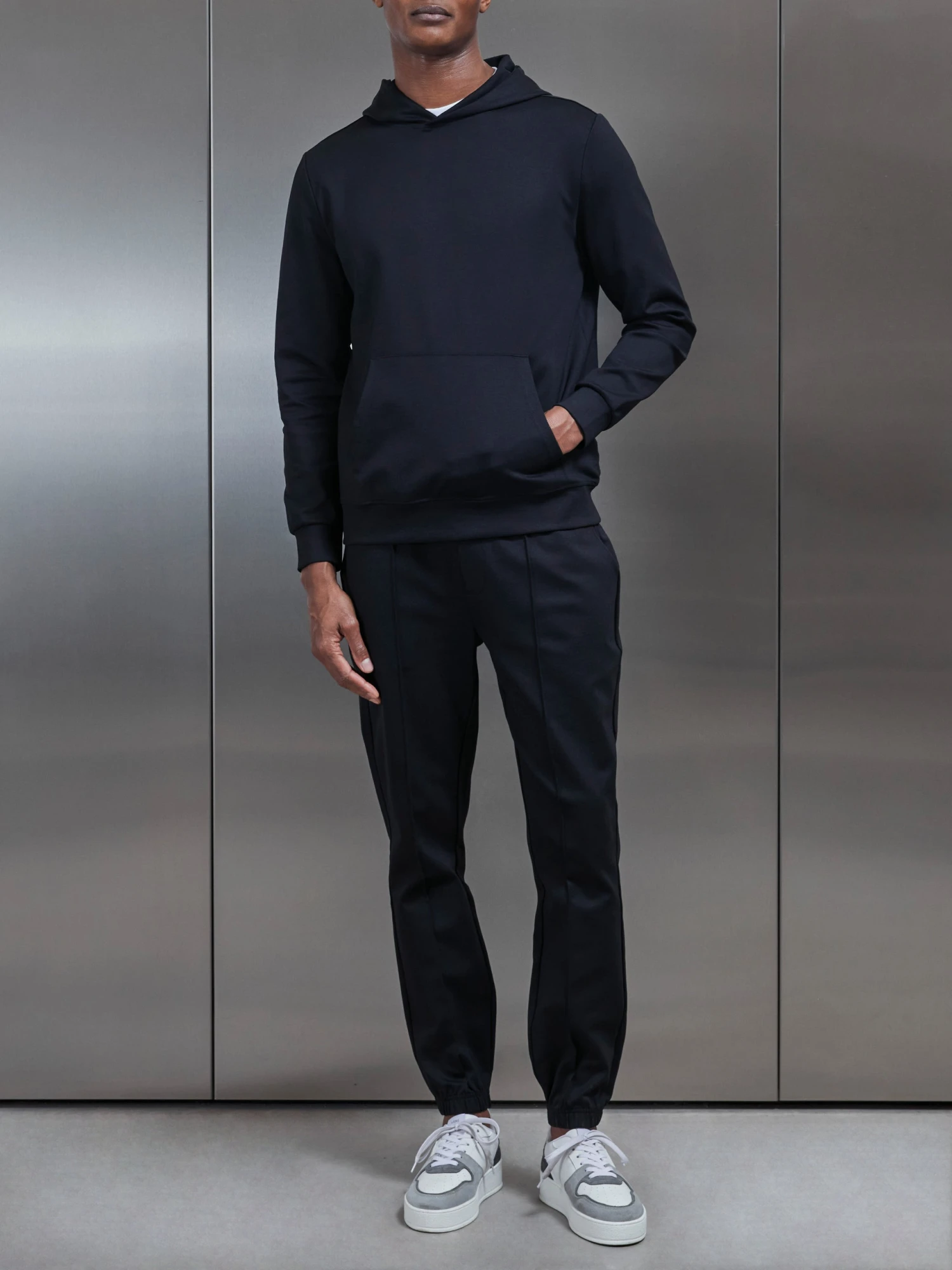 Luxe Essential Hoodie In Black 4 Luxe Essential Hoodie In Black - Image 2