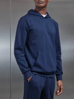Luxe Essential Hoodie In Navy -Cheap Shirts Shop LUXE ESSENTIAL HOODIE IN NAVY 5791