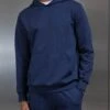 Luxe Essential Hoodie In Navy 2 Luxe Essential Hoodie In Navy -Cheap Shirts Shop LUXE ESSENTIAL HOODIE IN NAVY 5797