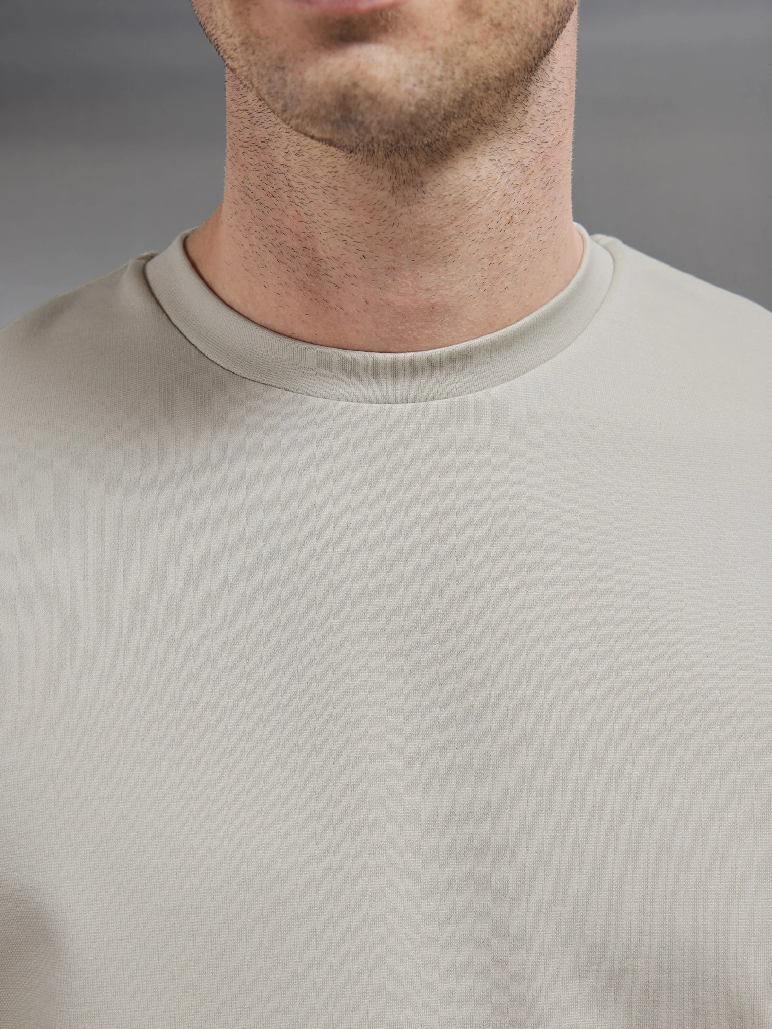 Luxe Essential T-shirt In Beige 5 Luxe Essential T-shirt In Beige - Image 3