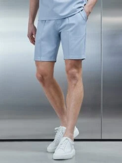 Luxe Essential Short In Soft Blue