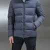 Short Down Jacket In Grey