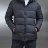 Short Down Jacket In Black 2 Short Down Jacket In Black -Cheap Shirts Shop MIDLENGTHDOWNJACKET 5607