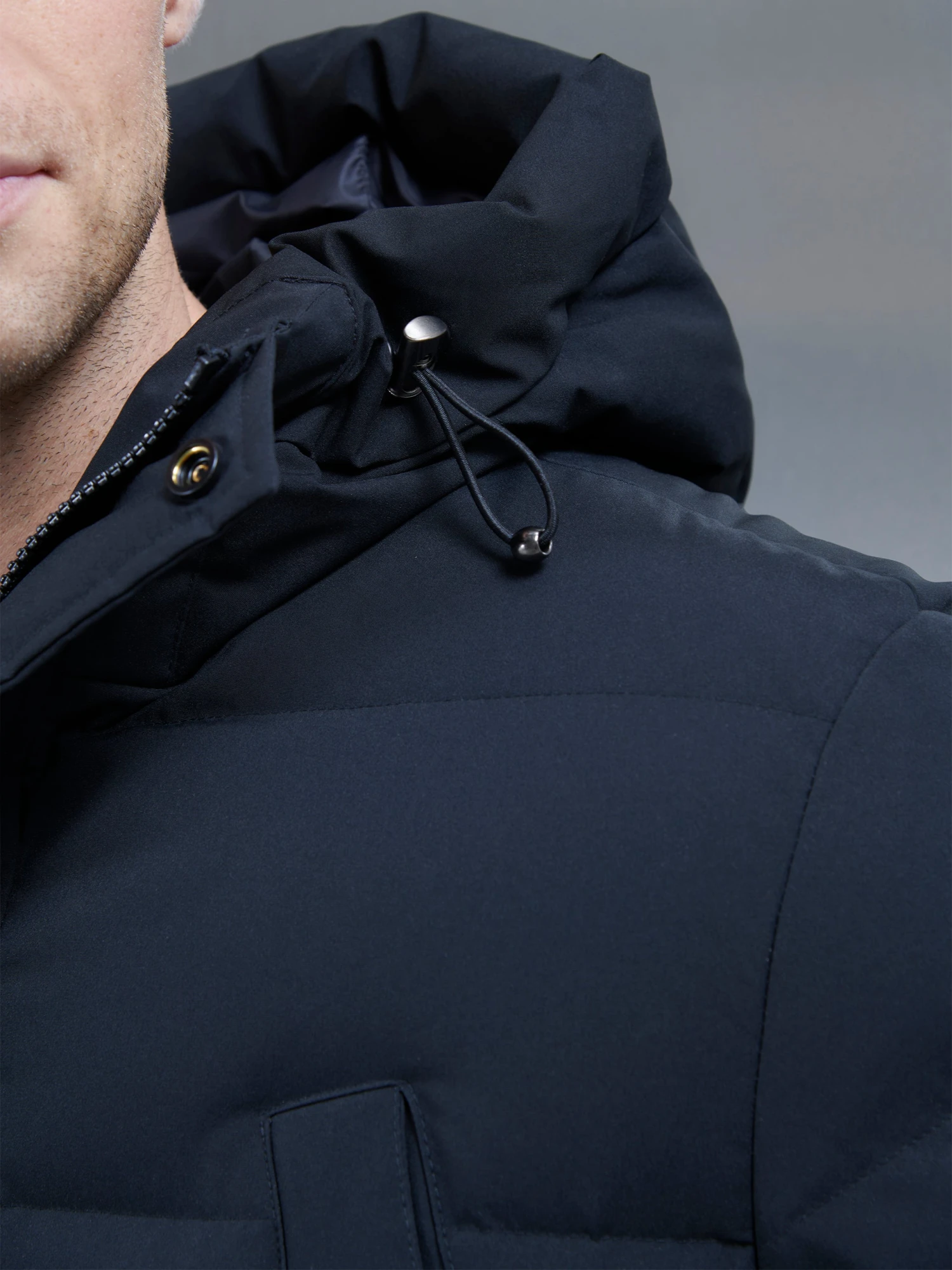 Mid Length Parka In Black 10 Mid Length Parka In Black - Image 8